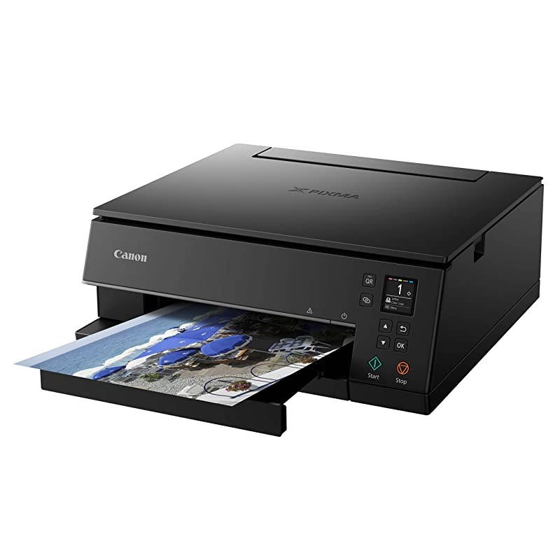 Pixma TS6320 Wireless All-In-One Photo Printer with Copier, Scanner and Mobile Printing, Black,  Dash Replenishment