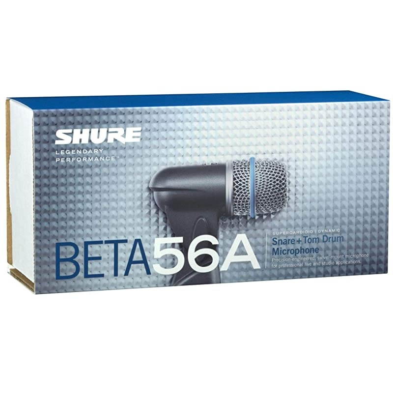 BETA 56A Supercardioid Swivel-Mount Dynamic Microphone with High Output Neodymium Element for Vocal/Instrument Applications
