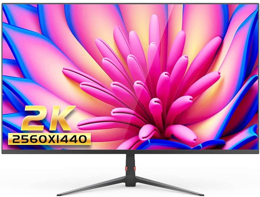 WERT Gaming Monitor 27 Inch, 2K IPS Display, Computer Screen 75HZ 2560X1440 16:9 Ultra-Thin 2 Ms Response High Compatibility (DP, HDMI, USB, Audio Interface)