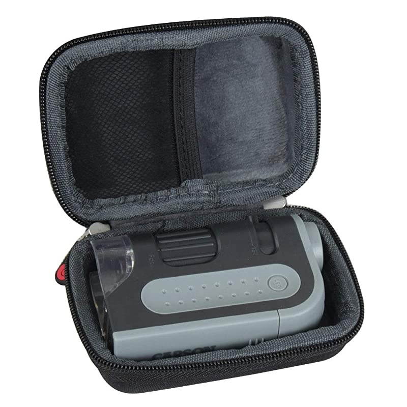 Hard Travel Case for Carson MicroBrite Plus 60x120x Power LED Lighted Pocket Microscope Microscope is not Included