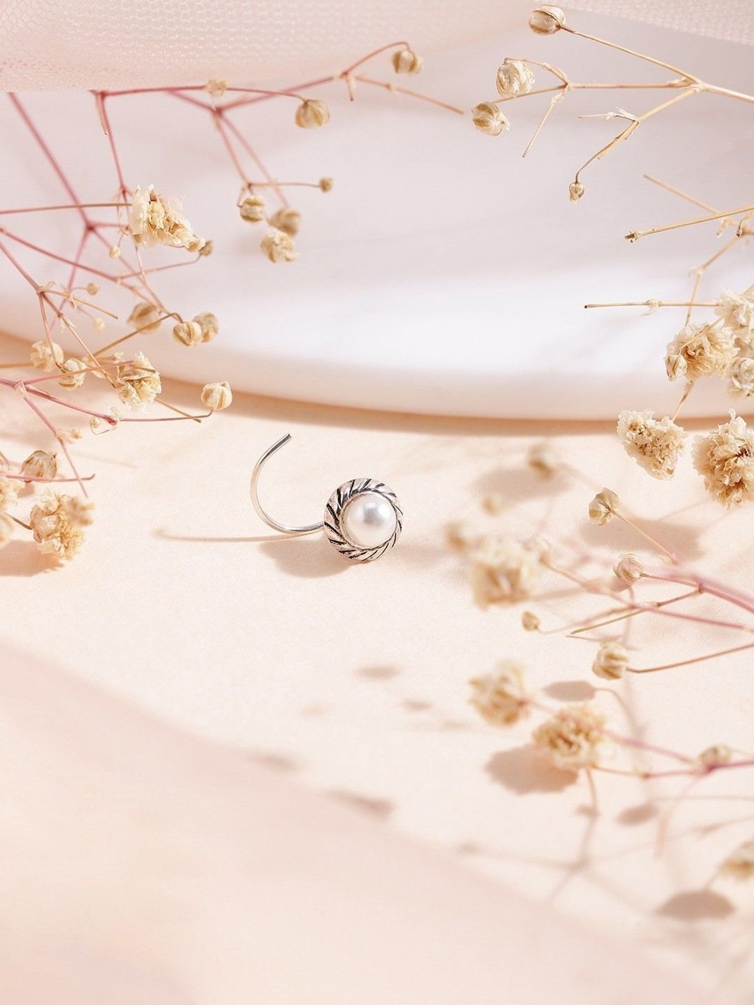 March by FableStreet 92.5 Sterling Silver Classic Nose Ring