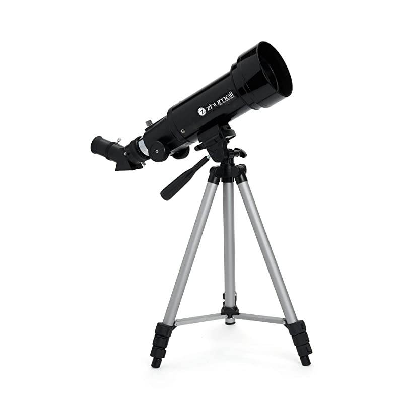 Z70 Portable Refractor w Tripod Phone Adapter Carry Bag Black