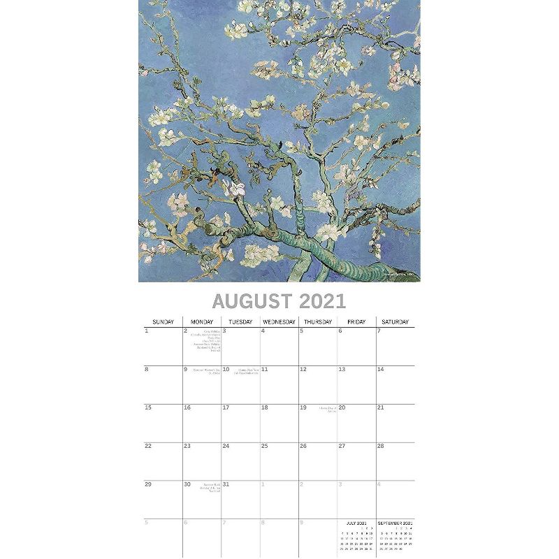 2021 The Everygirl Wall Calendar 15" x 12" Liam - Blue Sky
