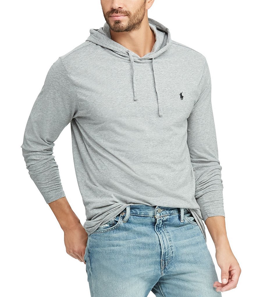 Polo Ralph Lauren Big & Tall Cotton Jersey Long-Sleeve Hoodie Tee