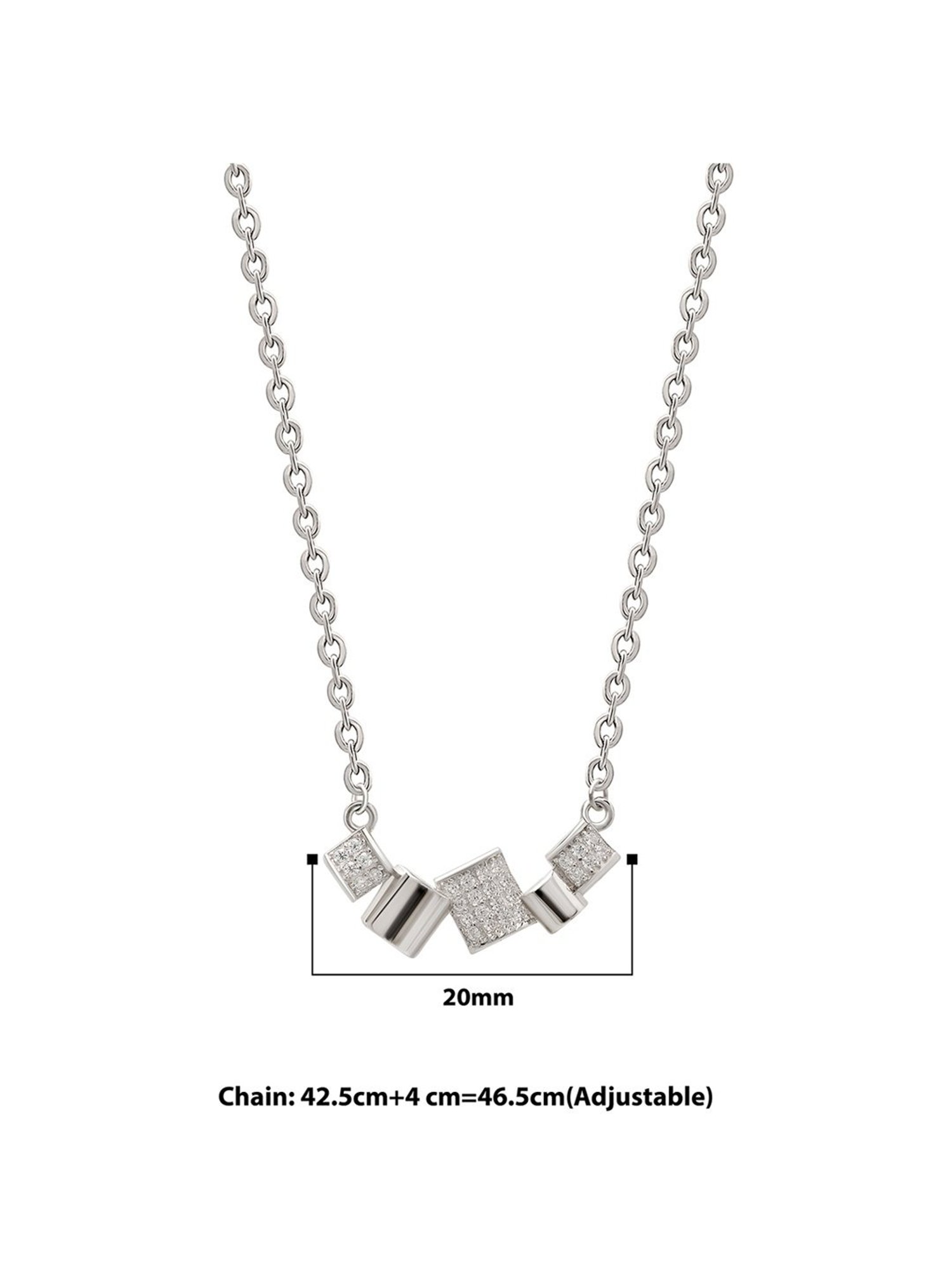 Silberry 92.5 Sterling Silver Stella Necklace