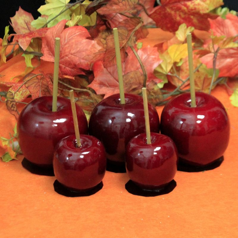 Halloween 7.75" Candy Apple Fall Sugar Coating  -  Decorative Figurines