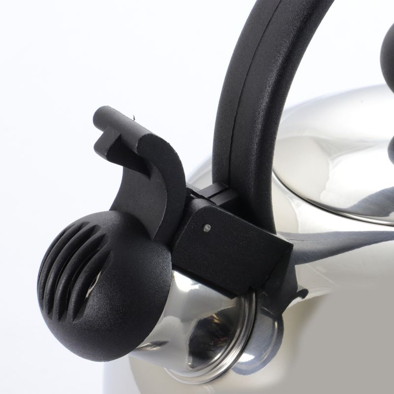 Mr. Coffee 2 Quart Stainless Steel Whistling Tea Kettle with Nylon Handle