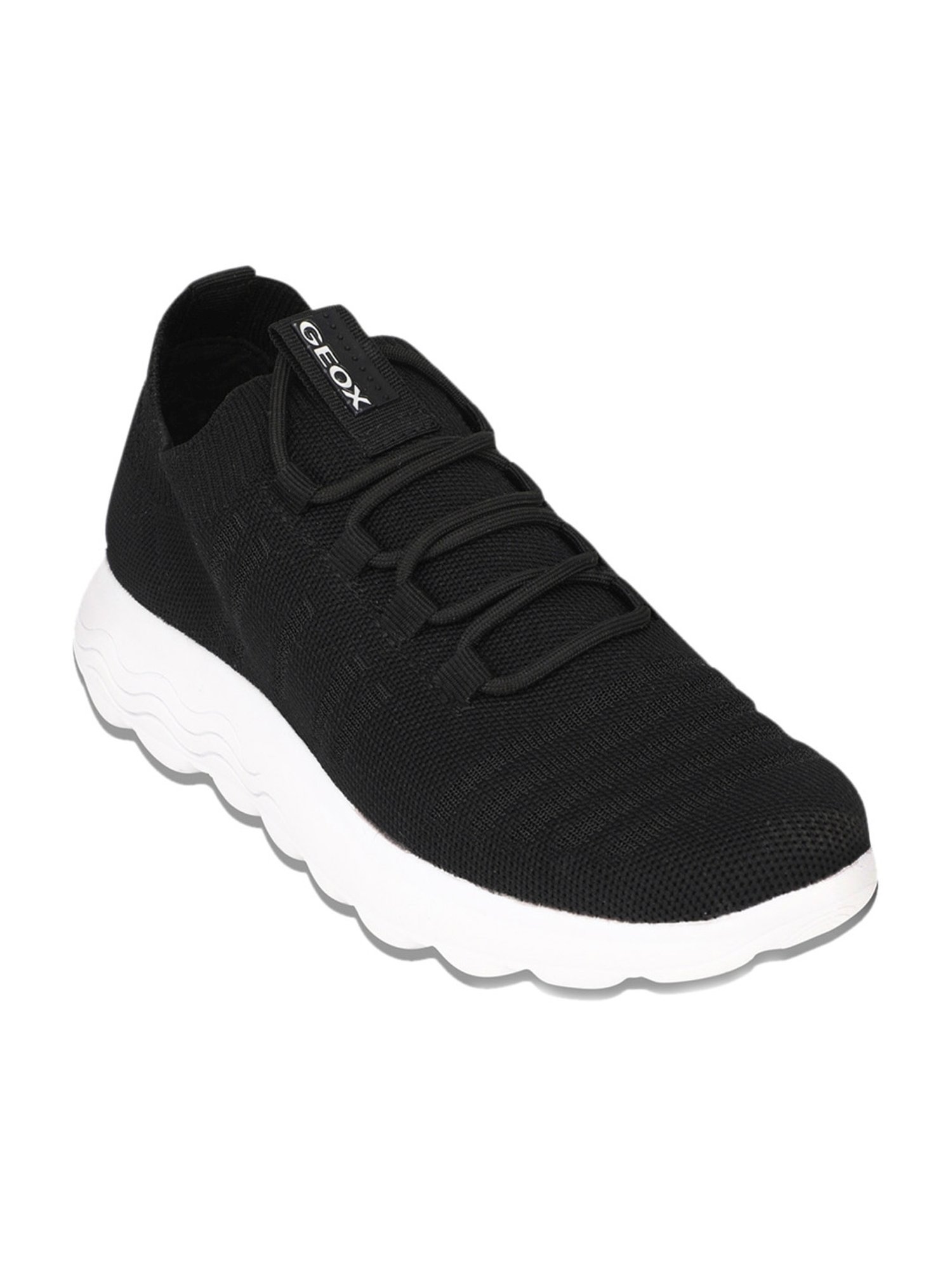 Geox Women's Spherica Black Sneakers