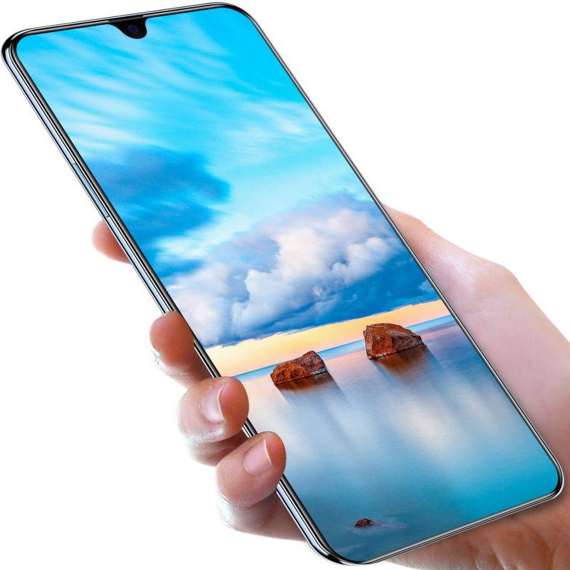 Unlock 4G Smartphone Android 10.0 6.7-inch HD Water Drop Screen Phone 1GB RAM + 8GB ROM Dual Card Dual Standby 5600mAh Battery Global version