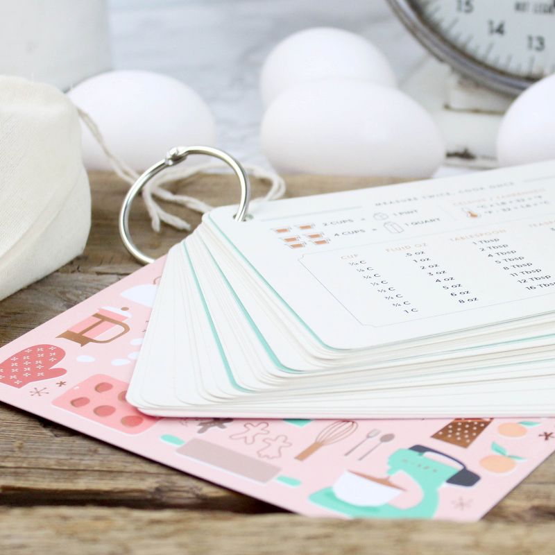 24ct Recipe Notecards on Ring