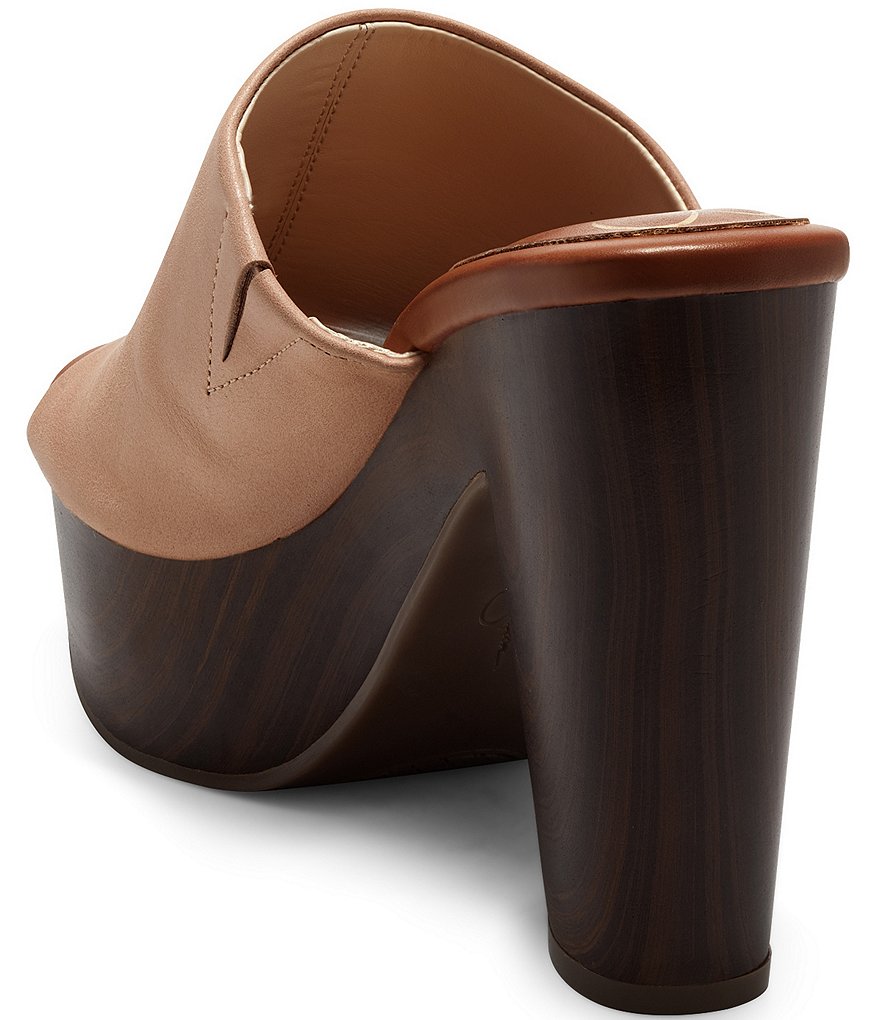 Jessica Simpson Shelbie Platform Heeled Slides
