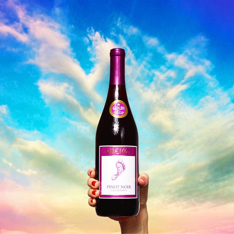 Barefoot Pinot Noir Red Wine - 750ml Bottle