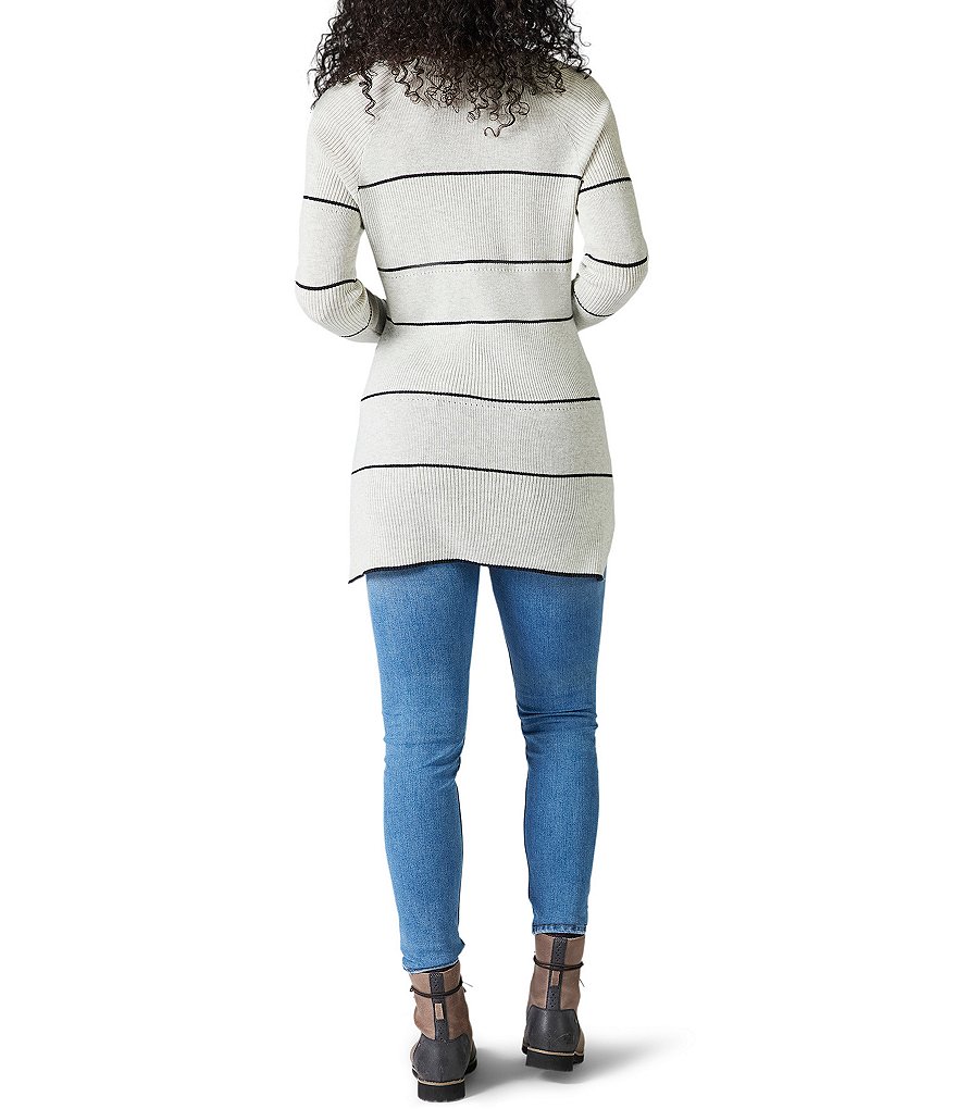 SmartWool Shadow Pine Pointelle Stripe Tunic Sweater