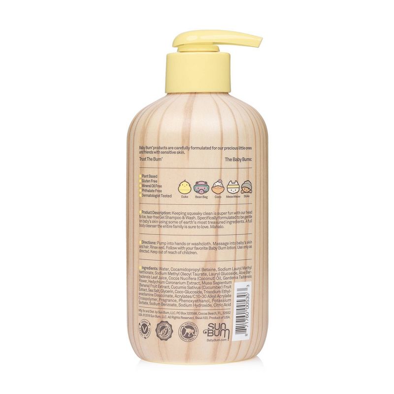 Baby Bum Baby Shampoo & Body Wash Gel - 12 fl oz