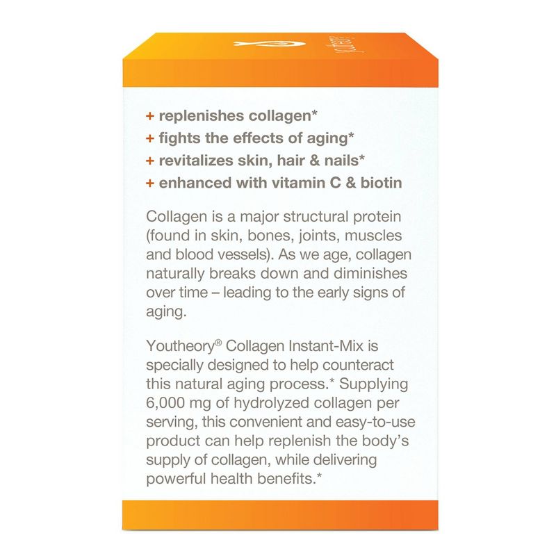 Youtheory Collagen Instant-Mix Powder Packets - 15ct
