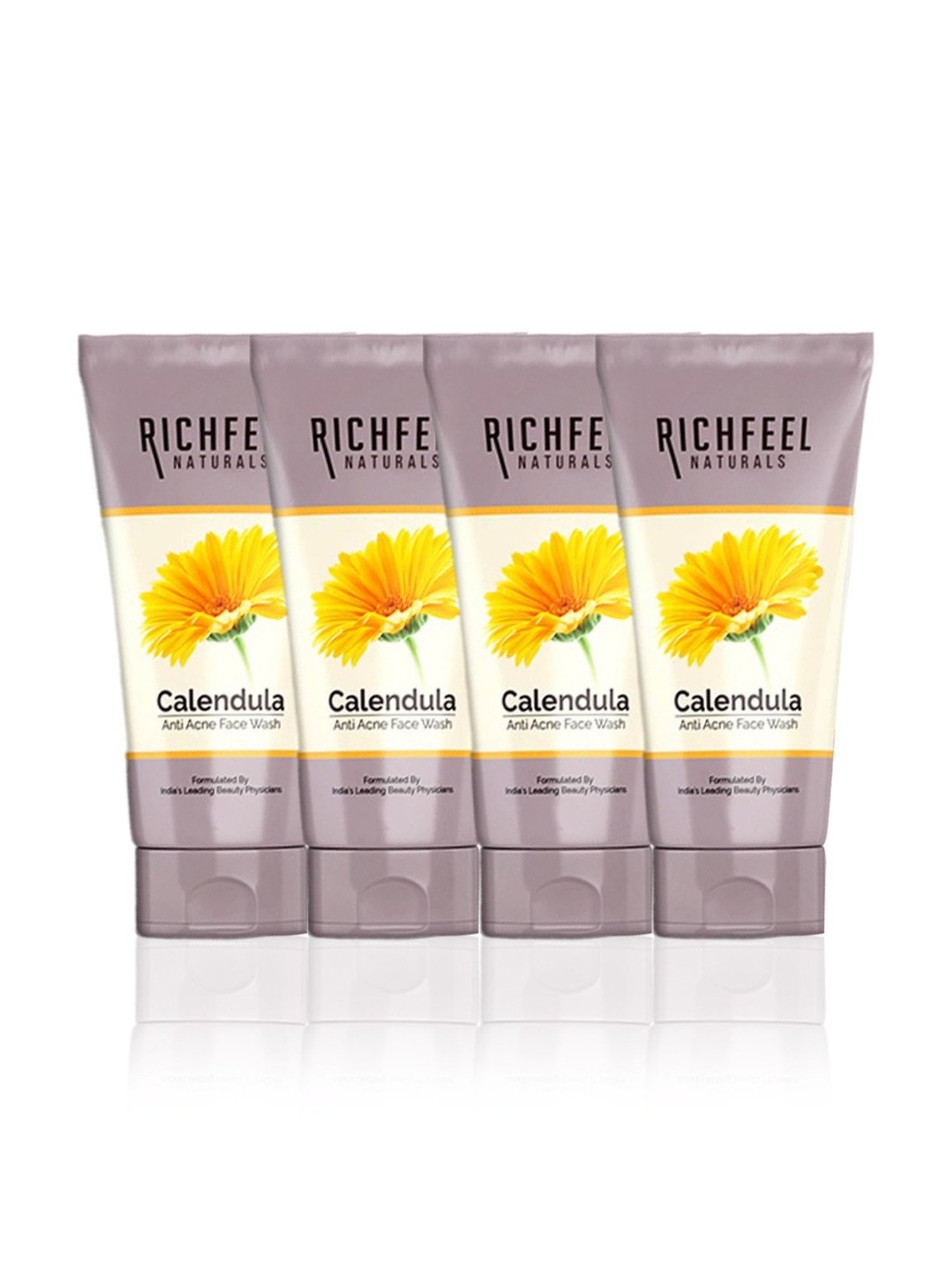 Richfeel Calendula Anti Acne Face Wash - Pack of 4