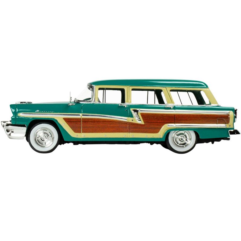 1956 Mercury Monterey Station Wagon Health Green with Wood Paneling Ltd Ed 220 pcs 1/43 Model Car by Goldvarg Collection