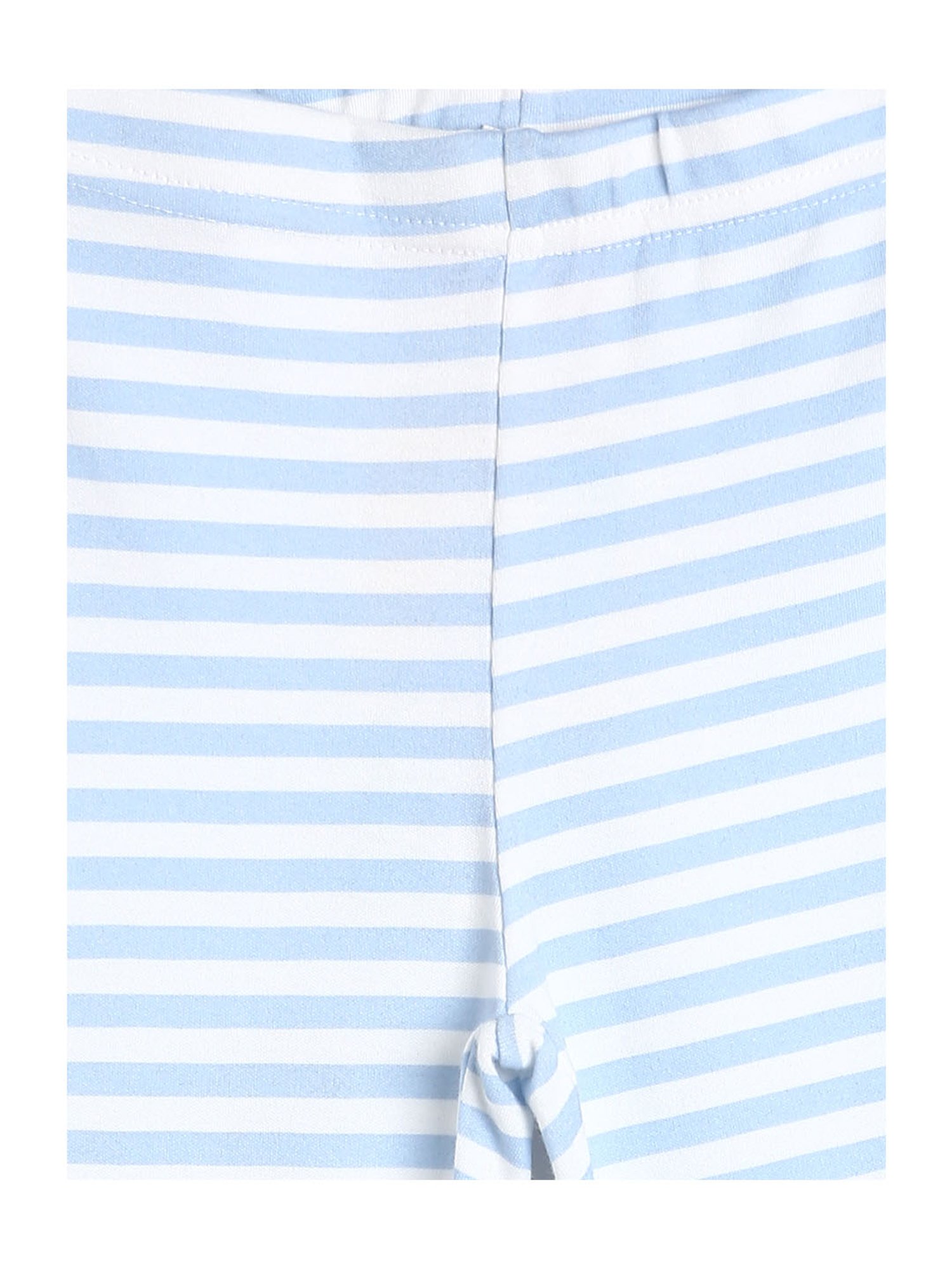 Tales & Stories Girls Blue & White Striped Leggings
