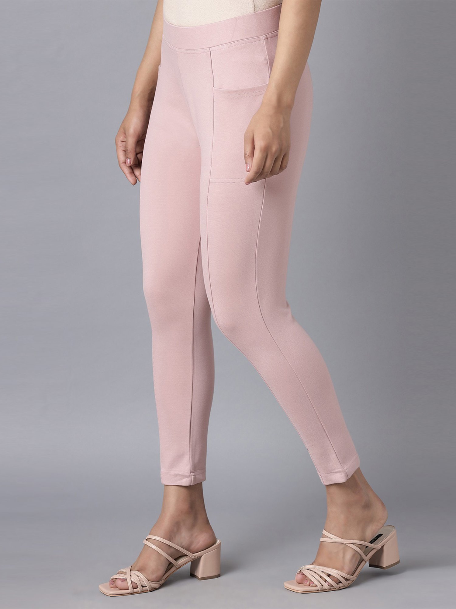 Elleven Pink Plain Pants