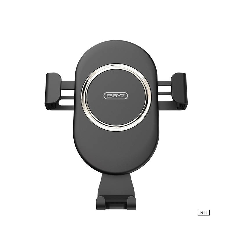 2021 BYZ New Product Gravity Car Phone Holder 10W Car Wireless Charger
