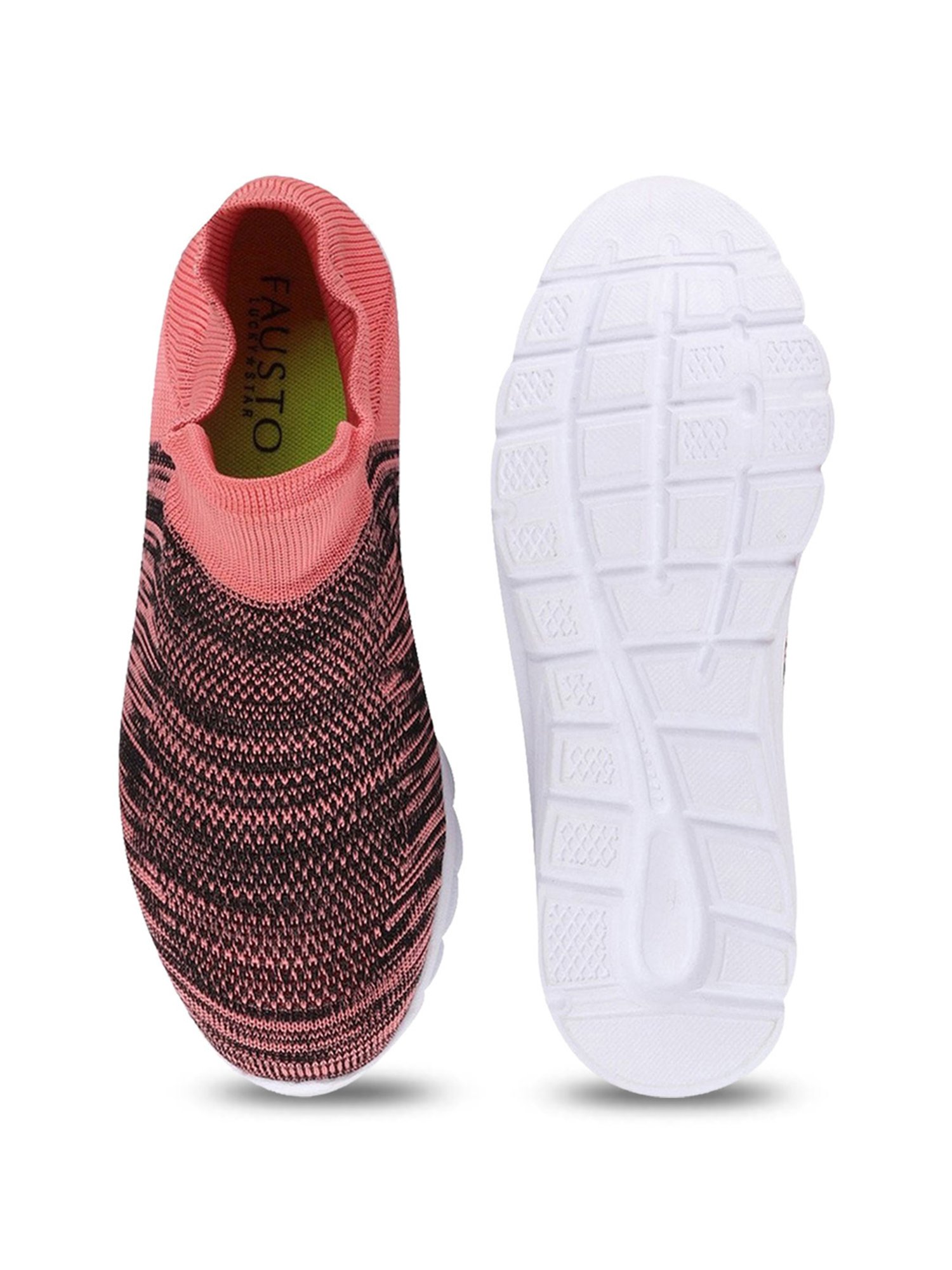 Fausto Women's Peach Walking Shoes