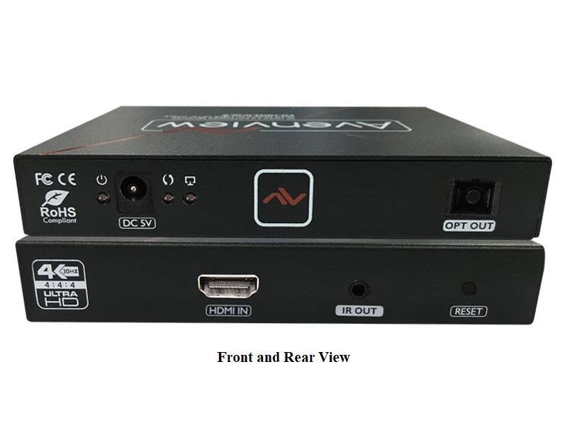 Avenview FO-HDM-IP4K-S 4K@30Hz/HDMI IP Encoder with IR Support