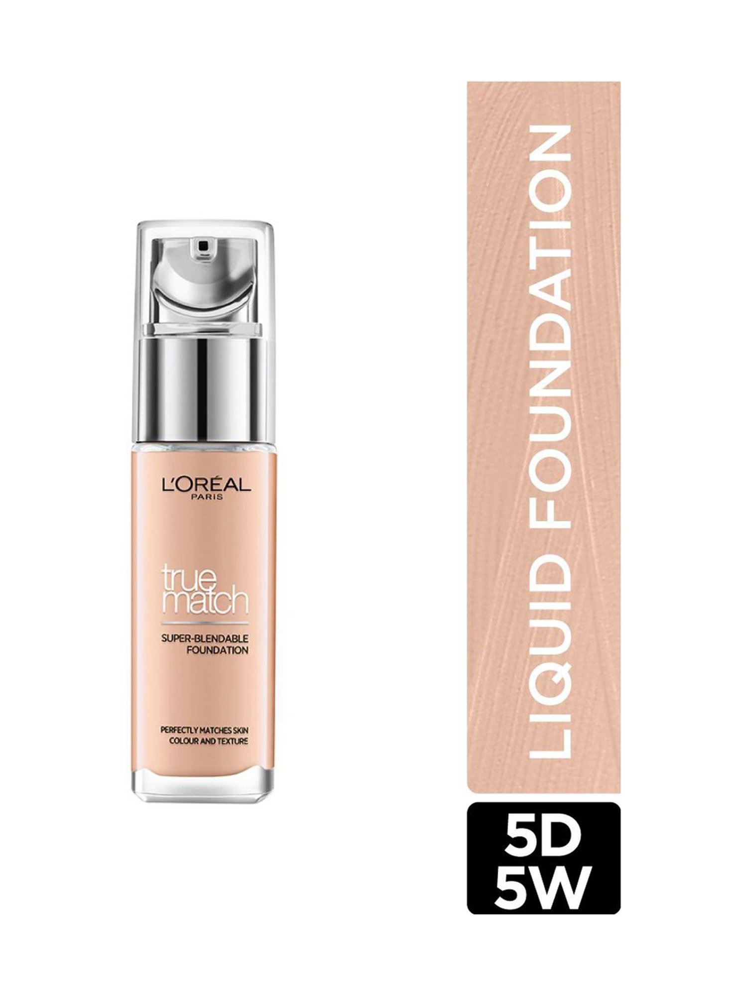 L'Oreal Paris True Match Super-Blendable Foundation - D5W5 Golden Sand, 30ml
