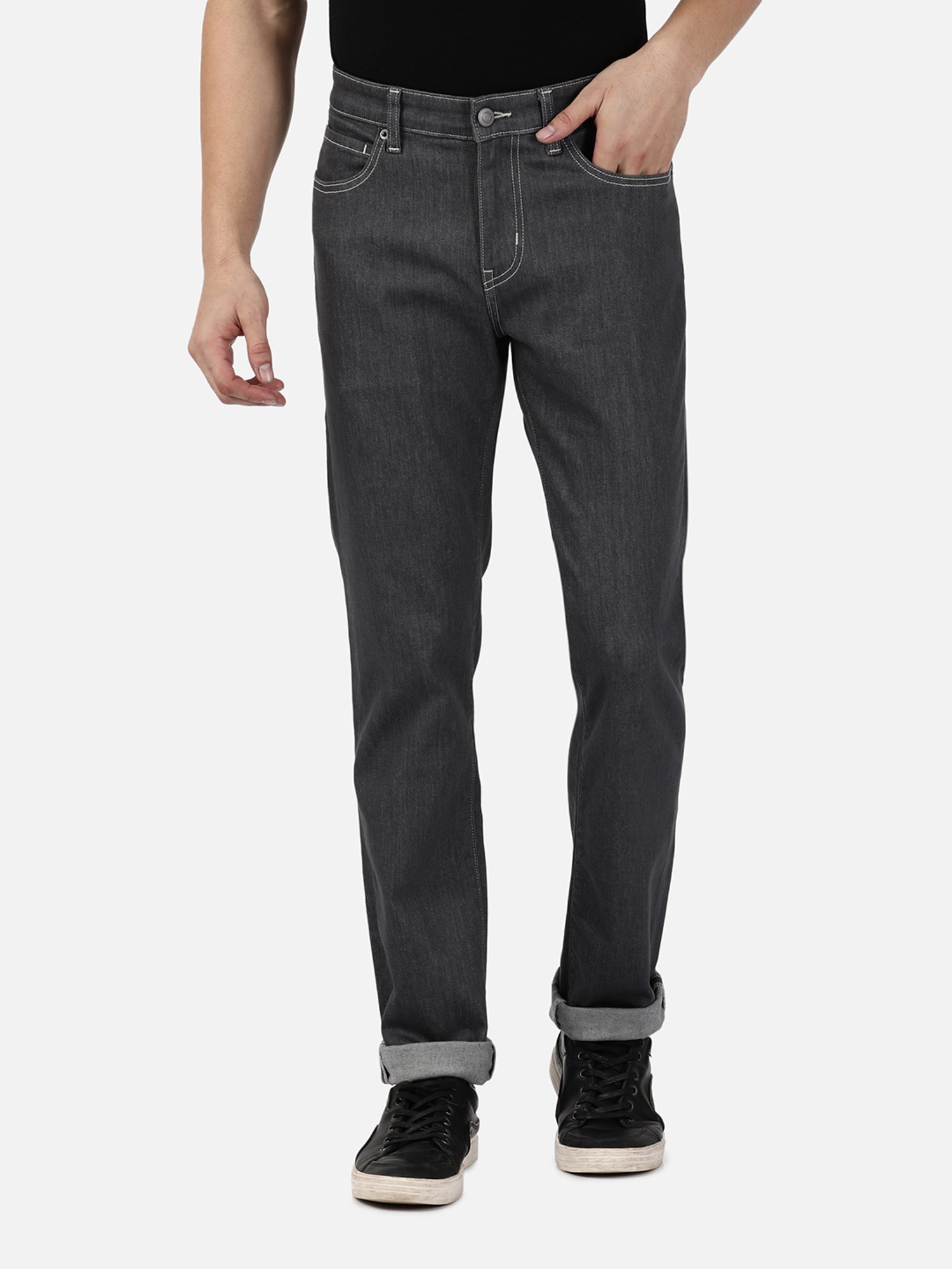 Passion Grey Lightly Washed Jeans