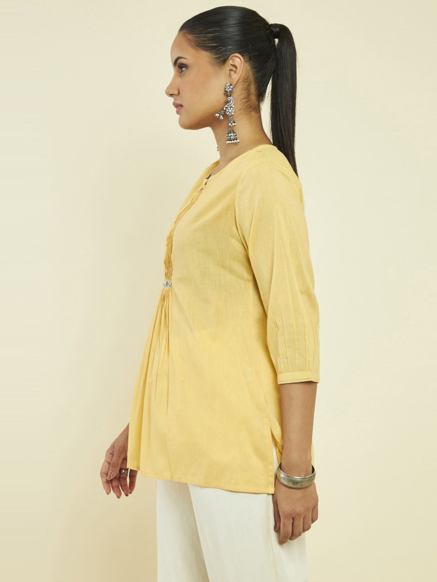 Soch Yellow Cotton Tunic