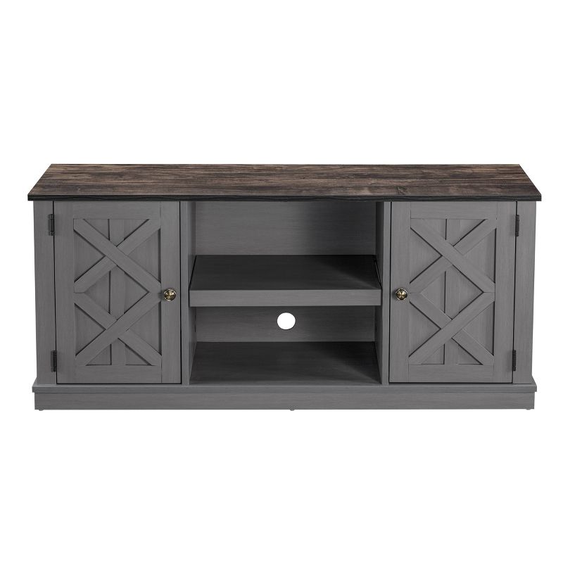 TV Stand for TVs up to 50" Gray - Home Essentials