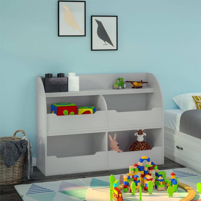 Kids' Dixie Toy Storage Bookcase Gray - Room & Joy