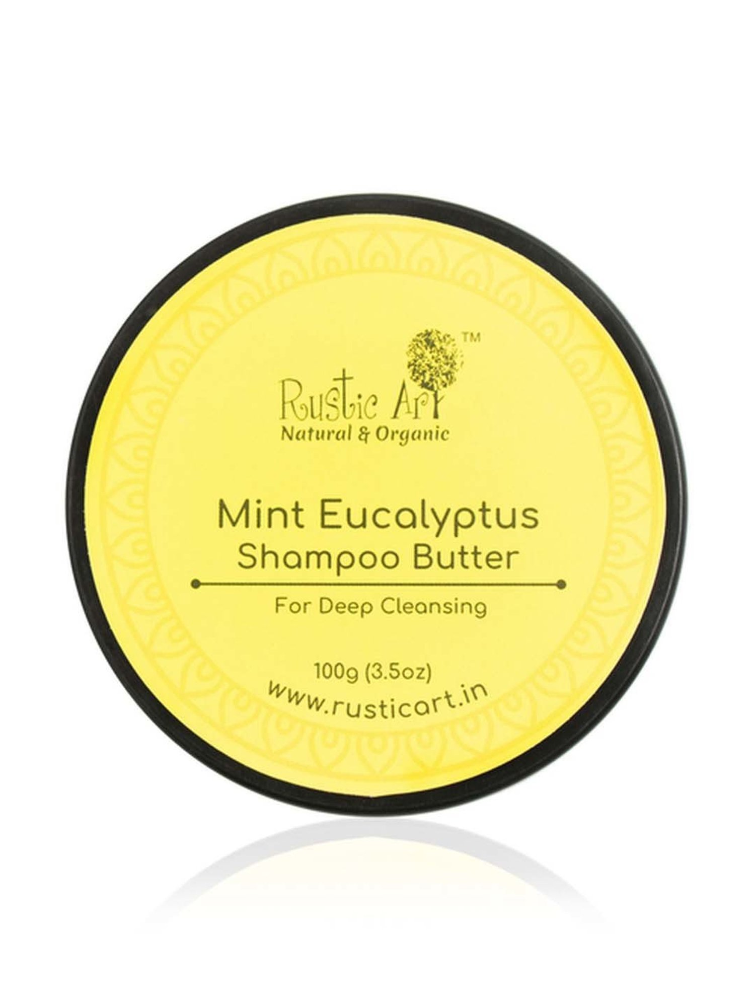 Rustic Art Mint Eucalyptus Shampoo Butter - 100 gm