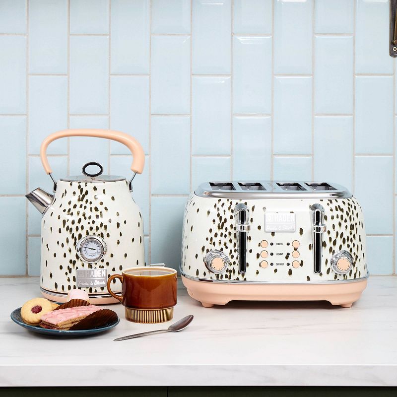 Haden Margate Poodle & Blonde 4-Slice Wide Slot Toaster