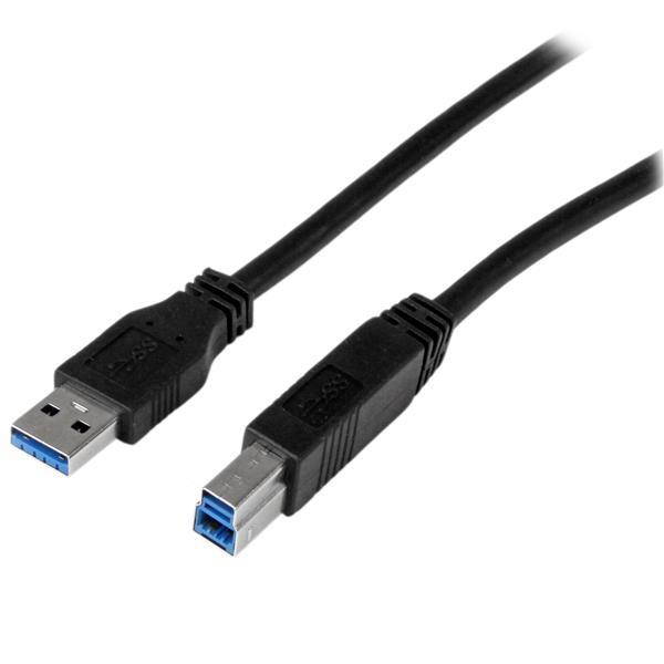 2m (6 ft) Certified SuperSpeed USB 3.0 A to B Cable - M/M Cord Lead