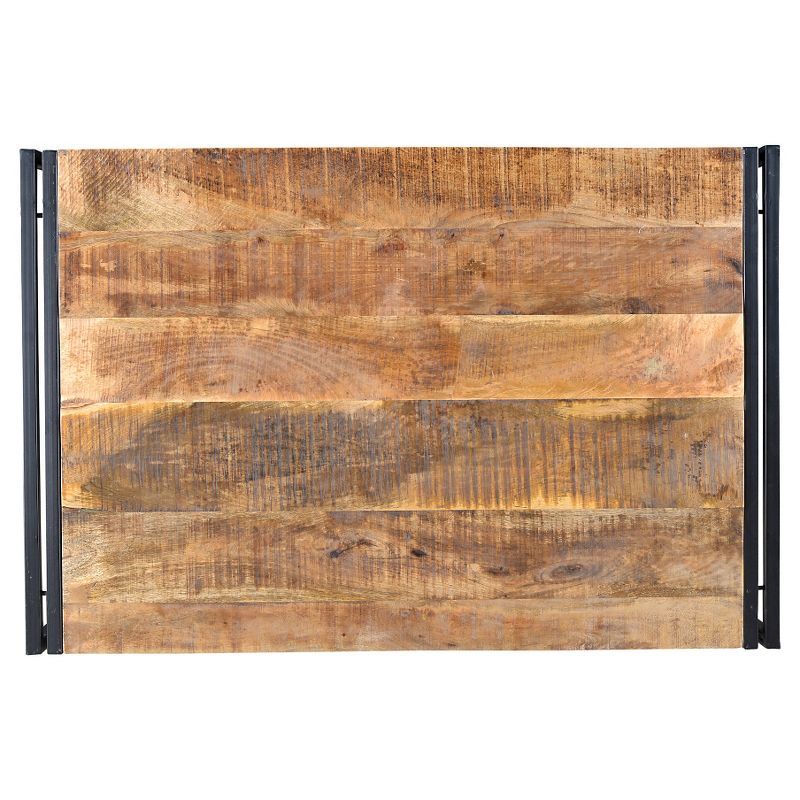 Handcrafted Reclaimed Wood Coffee Table Natural - Timbergirl