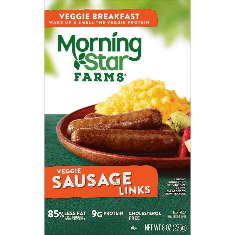 Morningstar Farms Breakfast Veggie Sausage Links - Frozen - 8oz