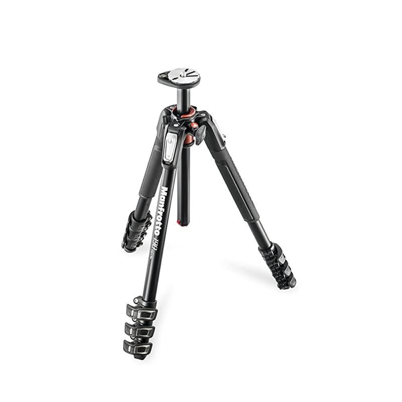 MT190XPRO4 Aluminum 4-Section Tripod ,Black