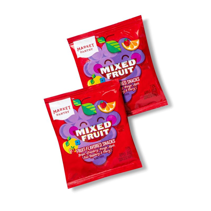 Mixed Fruit Flavored Snacks - 50ct - Market Pantry™