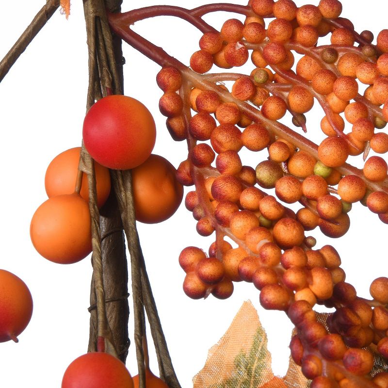 National Tree Company Pumpkin Garland Orange (72")