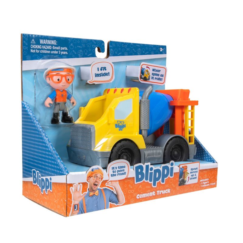 Blippi Cement Truck with Blippi Figure