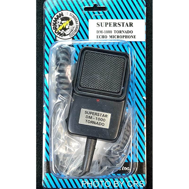 PowerTornado Echo Mic for CBHam Radio 4 pin CobraUniden DM1000