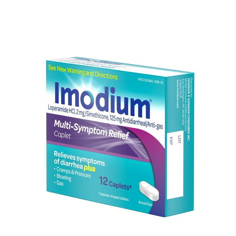 Imodium Multi-Symptom Relief Caplets - 12ct