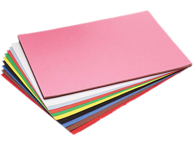 Pacon 103478 Riverside Construction Paper, 76 lbs., 18 x 24, Assorted, 50 Sheets/Pack