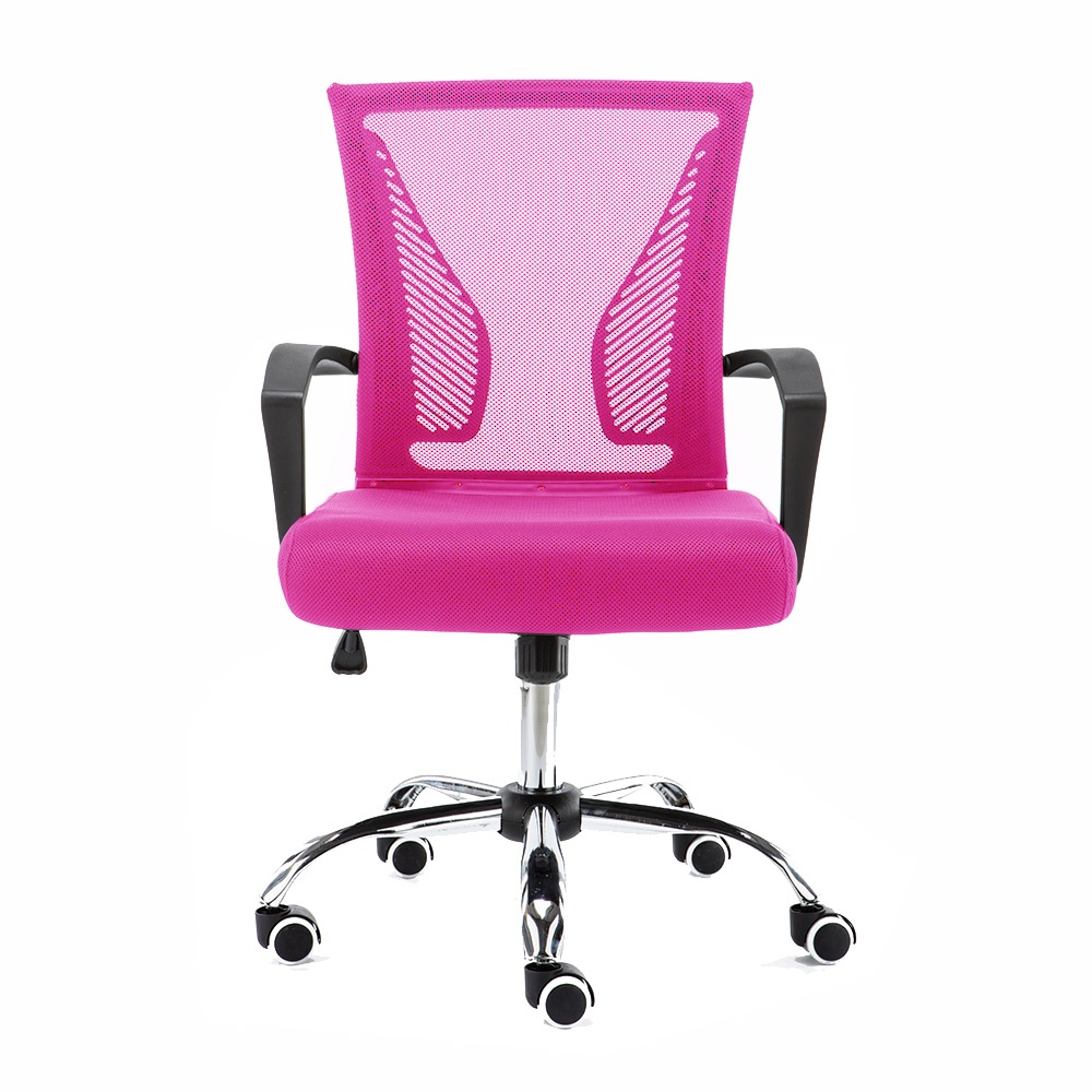 Modern Home Zuna Mid-Back Office Chair - Black/Pink