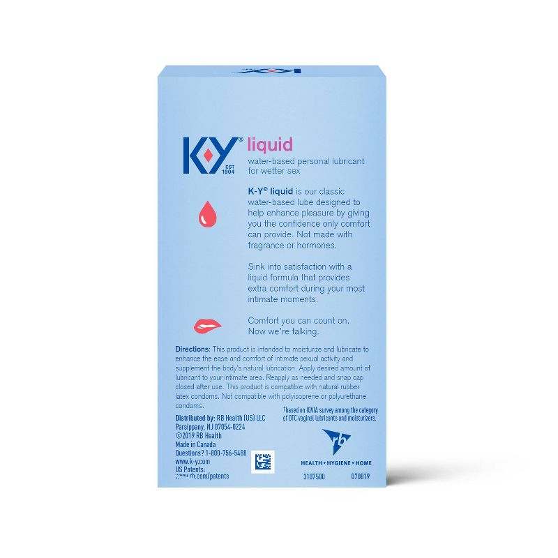 K-Y Natural Feeling Liquid Personal Lube - 2.4 fl oz