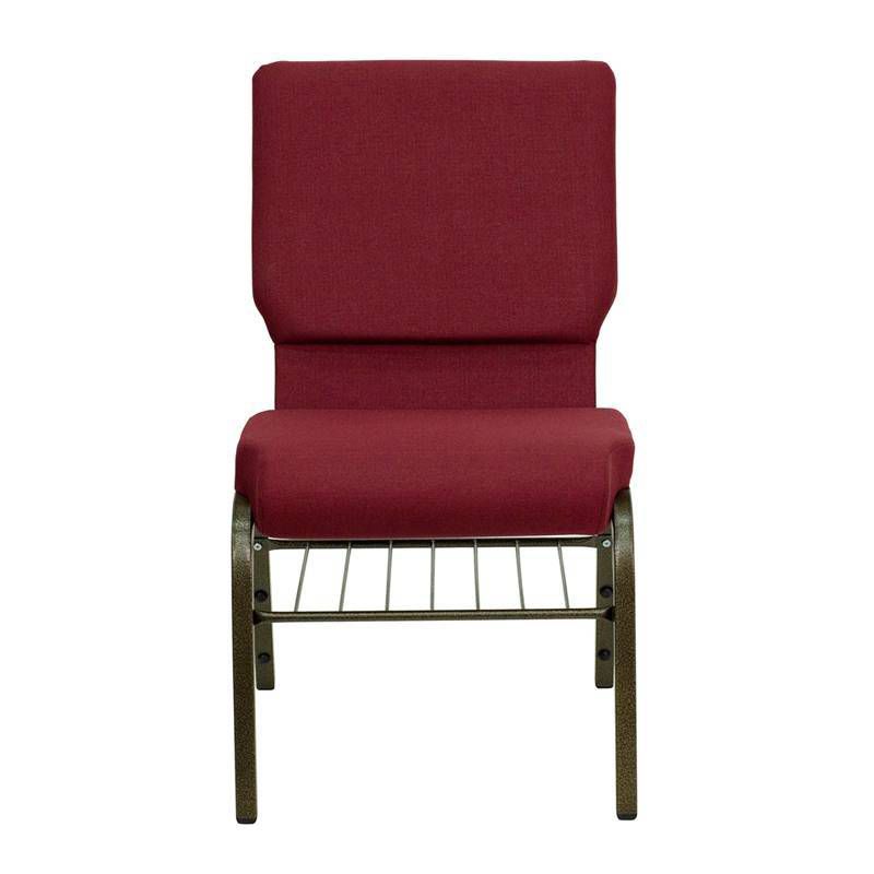 Fabric Church Chair Red - Riverstone Furniture Collection