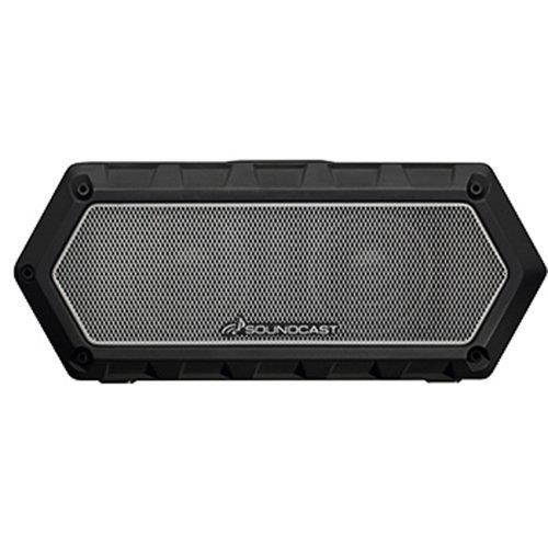 Soundcast VG1 Premium Bluetooth Waterproof Speaker- Shock Resistant - Dynamic Full Range + Bass, Stereo Pair, Works with Siri, iPhone / Android / Samsung / Windows Devices