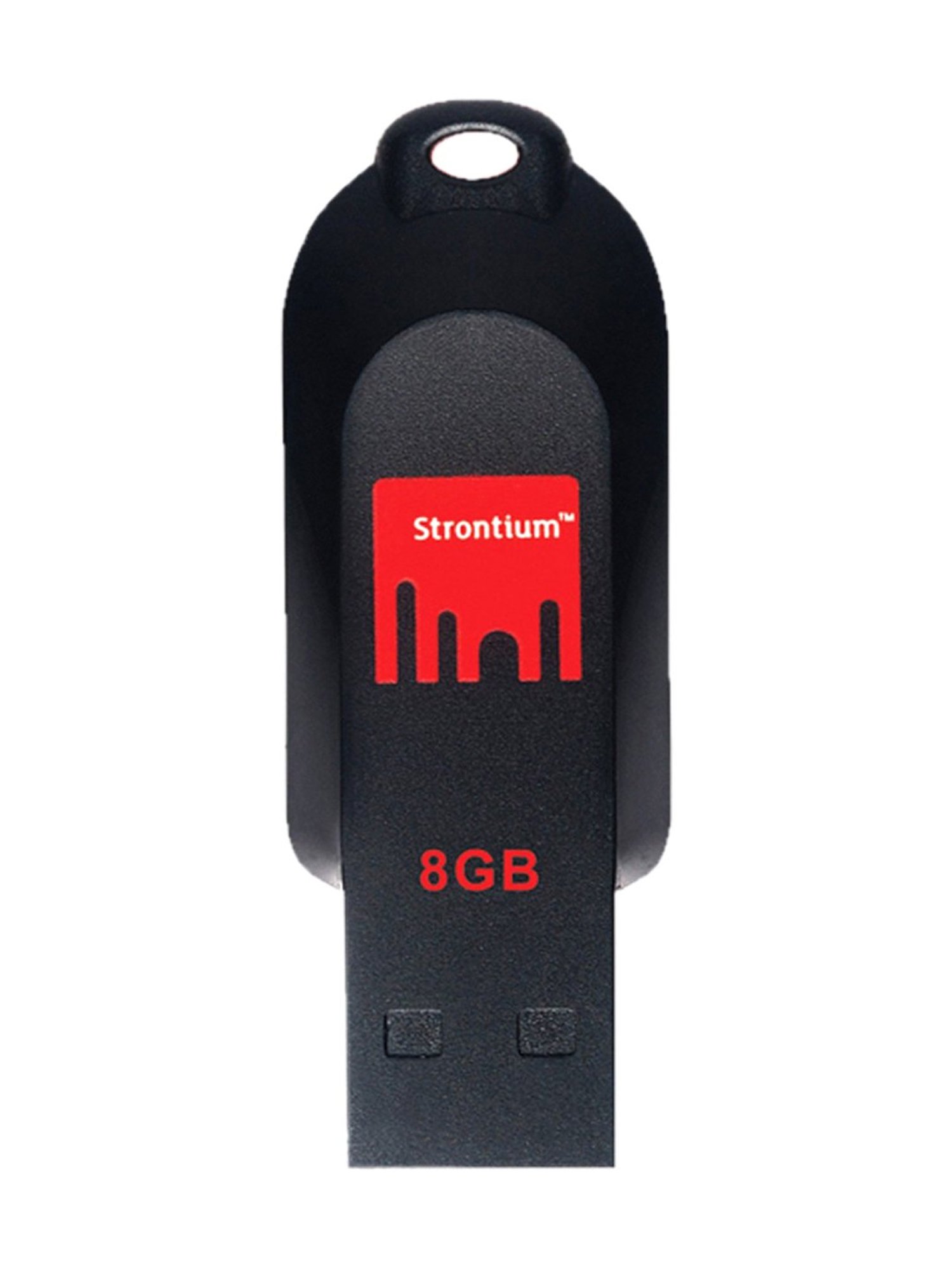 Strontium  SR8GRDPOLLEX 8 GB Pen Drive Black and Red