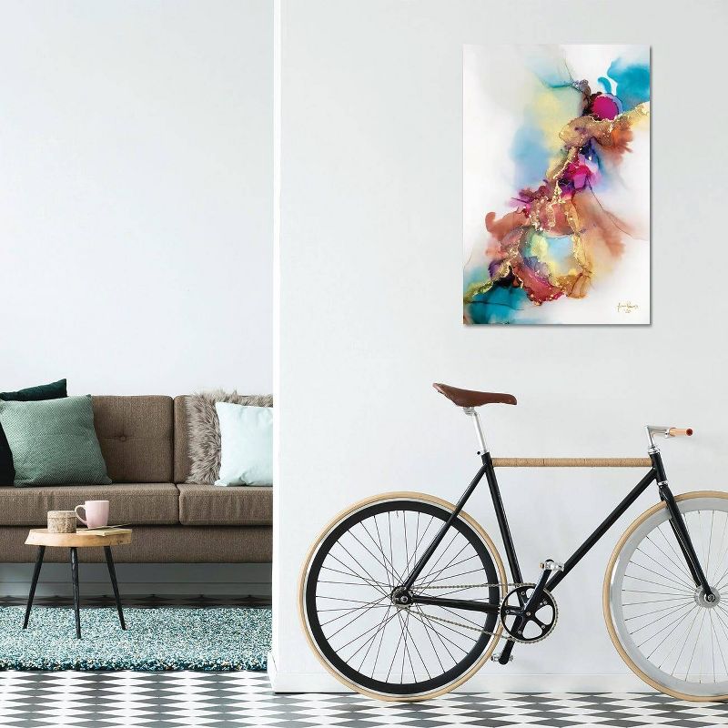 Moth To Fire by Jamie Pomeranz Unframed Wall Canvas - iCanvas