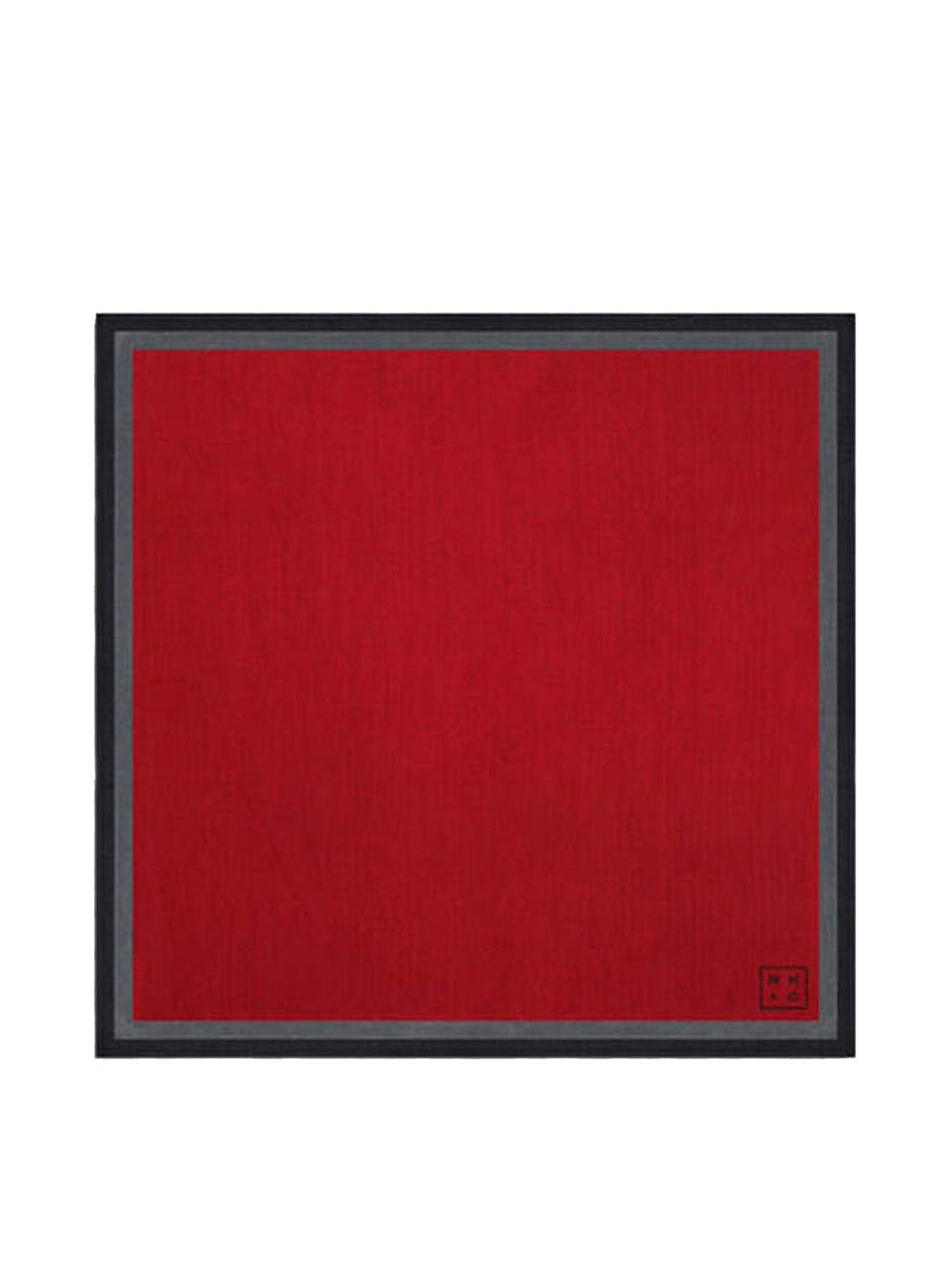 CHOKORE Brown and Yellow Plaid Pocket Square